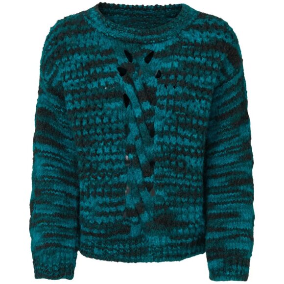 sita murt Stripe Cable Knit Sweater - Picture 5 of 5